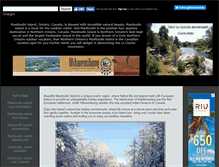 Tablet Screenshot of manitoulin-island.com